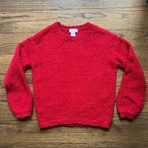 Super soft rich red sweater